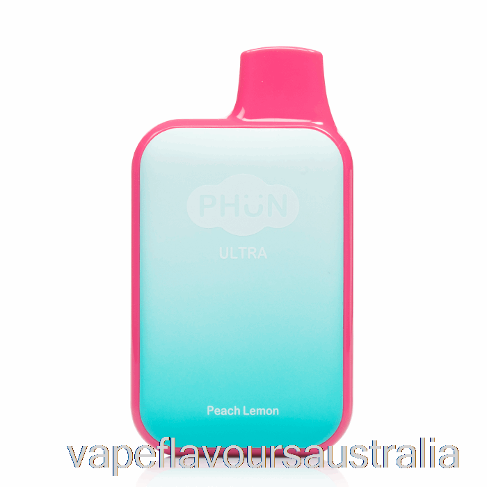 Vape Nicotine Australia Phun Ultra 6000 Disposable Peach Lemon